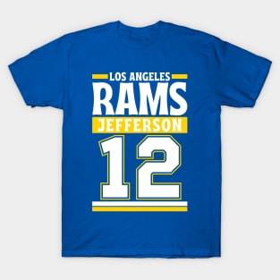 Los Angeles Rams Jefferson 12 American Football Edition 3 T-Shirt